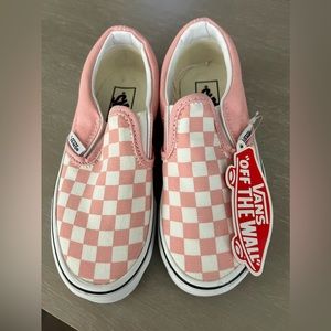 Vans Pink Check girls size 12.5